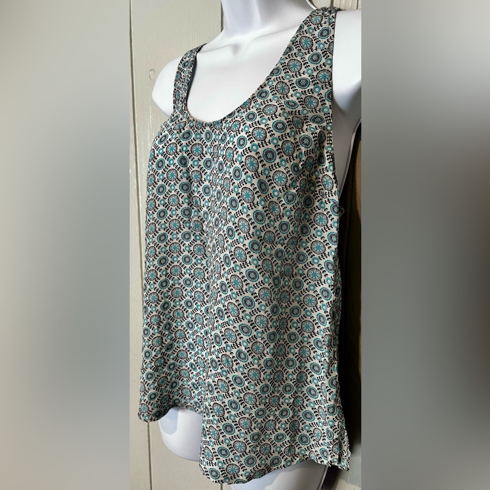 Joie 100% Silk Patterned Tank Top - FINAL PRICE - Picture 5 of 7